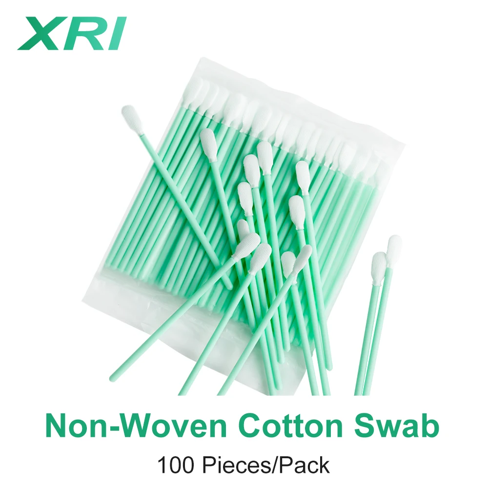 Nonwoven Cotton Swab 100Pcs/Lot Size L70/100/121/160mm Dust-proof For Cleanning Focus Lens And Protective Windows