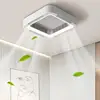 Ceiling Light With Fans Invisible Bladeless Remote Control NO Blades DC LED Circulator Decoration Bedroom Living Room Lighting 3