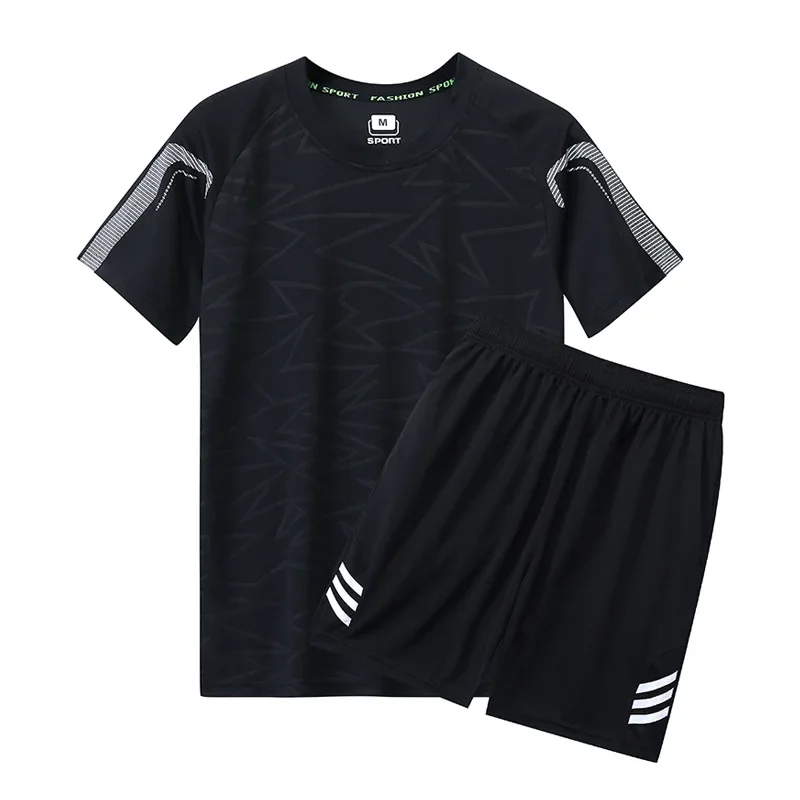 Ice Silk Quick Drying Fitness Set for Summer Sports sports suit