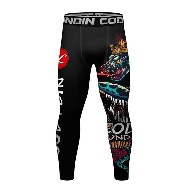 Cody Lundin Moisture Wicking Winter Men Gym Sport Leggings