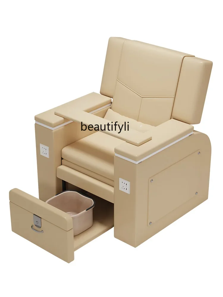 

Nail Beauty Sofa Electric Foot Massage Armchair Hand and Foot Care Multifunctional Foot-Washing Pedicure Chair Eyelash Couch