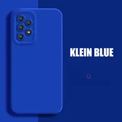 Matte Liquid Silicone Case with Camera Protection - A21S (Klein Blue)