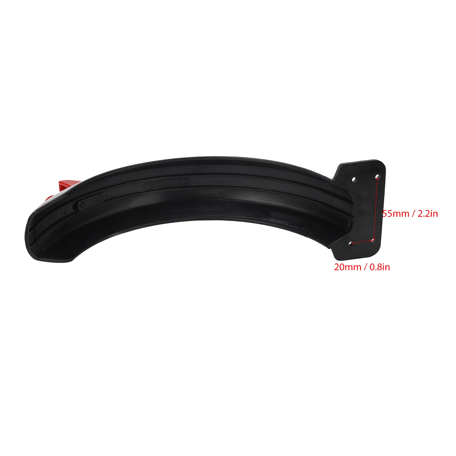 Scooter Rear Mud Guard Hook Reflective Strip Plastic Accessory for GXL V2 Rainy Day