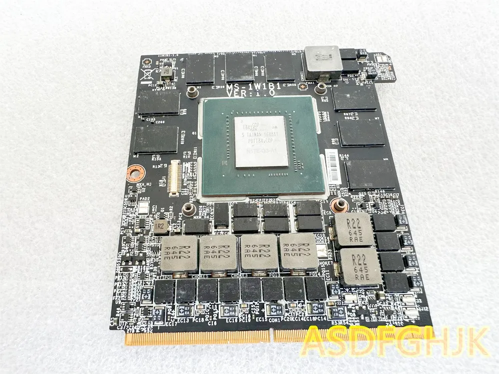 

Для видеокарты Msi GT73VR 7RF gt75 gt75vr gtx83 gtx83vr gtx 1080m 8 Гб