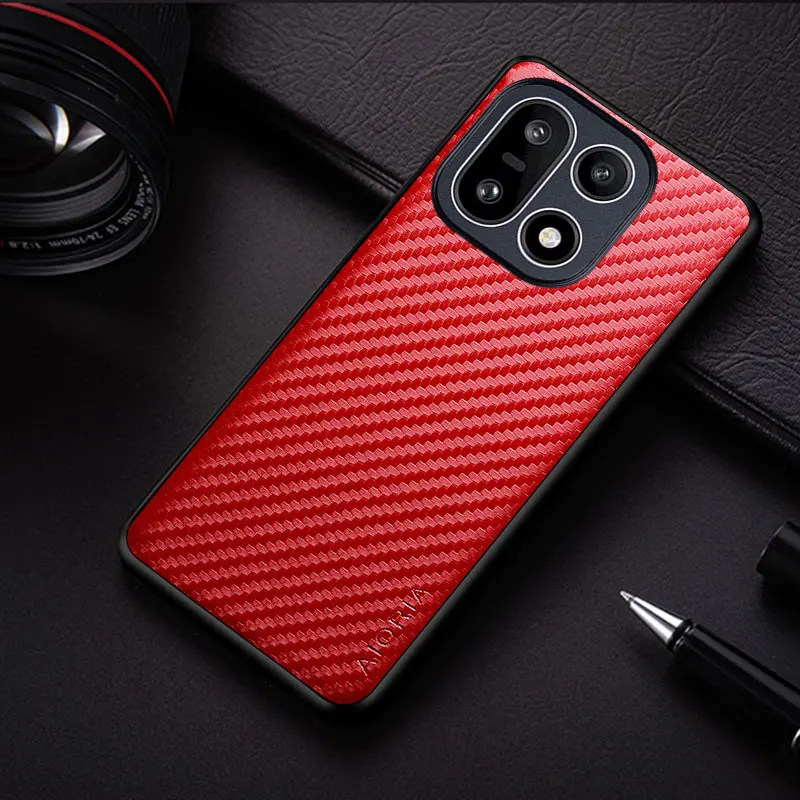 Sleek Carbon Fibre Texture Phone Case - Fashion Design Soft Back Cover