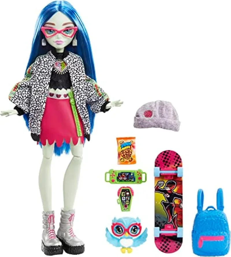 New Surprise Doll Monster High DOLL G3 Ghoulia Yelps Doll with Blue Hair  Pet and Accessories Girls Holiday Gift - AliExpress