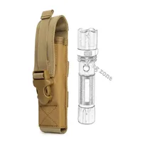 M5 Flashlight Pouch Molle Wiast Bag Airsoft Belt EDC Bacpkack Tools Pouch Outdoor Climbing Hunting Accessories Baton Knife Bag 1