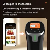 Cuiseur Sous Vide sous vide 1100W IPX7, mijoteuse électrique étanche, circulation par Immersion, cuisson précise avec affichage numérique 4