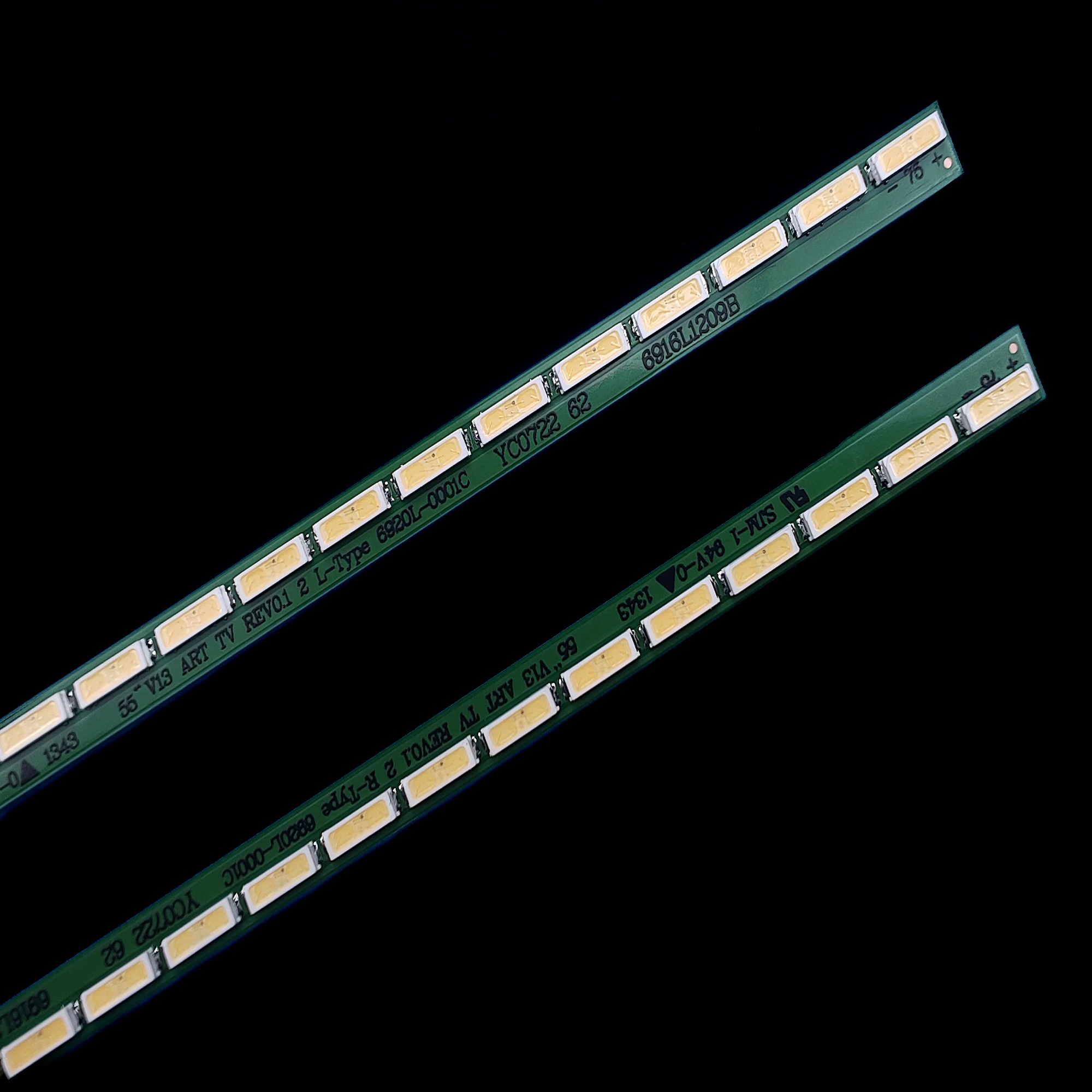 Tira de Retroiluminação Led para lg tv 55 55la6600 55ga7800 Lc550euh pf p1 6922l0069a 6922l-0001c 6916l1209b 6916l1210b Conjunto 10 - Imagem 2