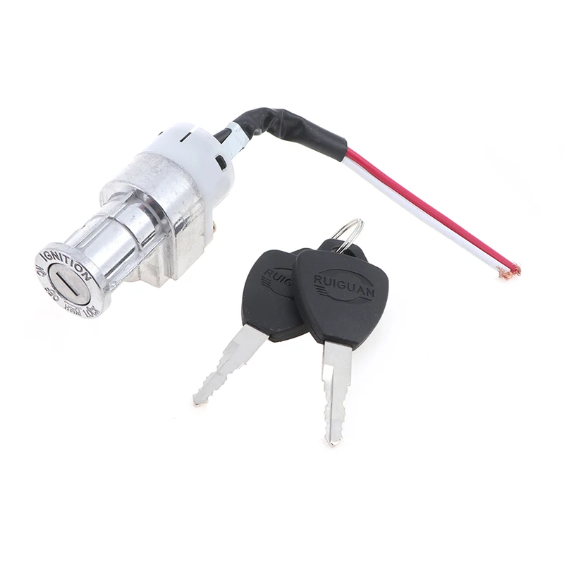 Electric Lock 1pc Universal Battery Chager Mini Lock 2 keys Motorcycle Electric Bike Scooter E-bike