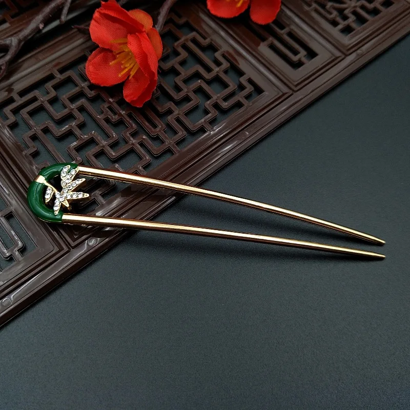 여성용 핸드메이드 헤어 액세서리, 금속 머리핀, 신부 헤드웨어, 가방당 10 개, 128x24mm