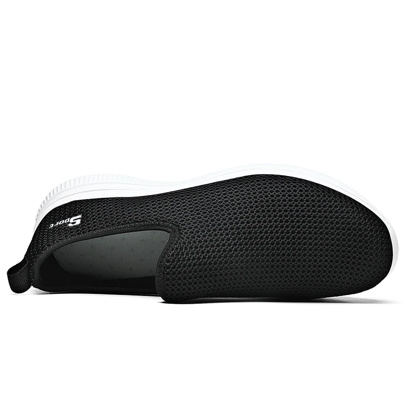 Mesh Men Shoes Summer Breathable Walking Casual Shoes Male Loafer Lightweight Sneakers Soft Sole Slip-On Unisex Men Women 4