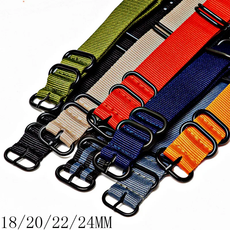 Bargain Good Looking Nylon 20 mm Wristwatch Band FS84964_K0020728