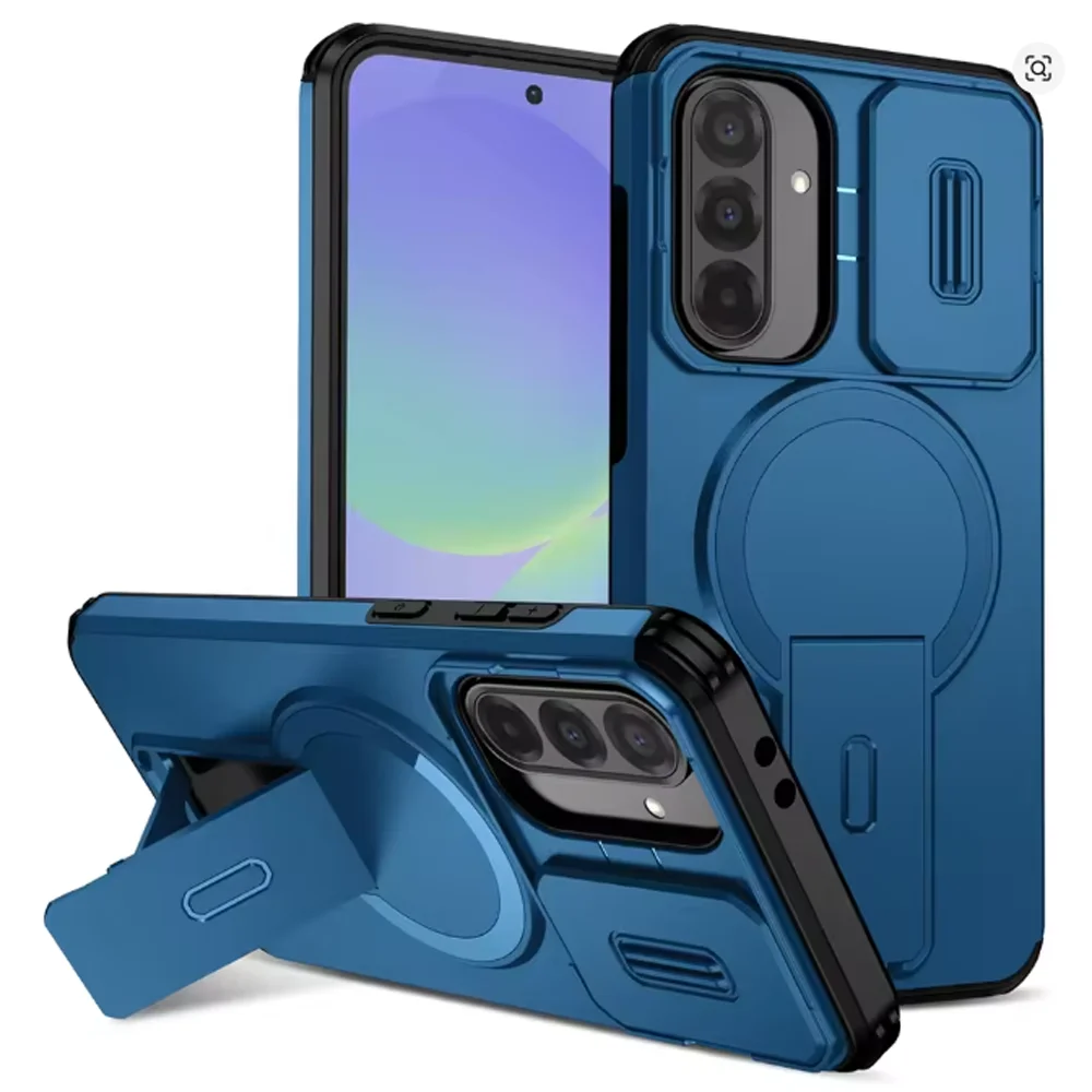 Magsafe Magnetic Charge Phone Case with Bracket Stand Holder Cover