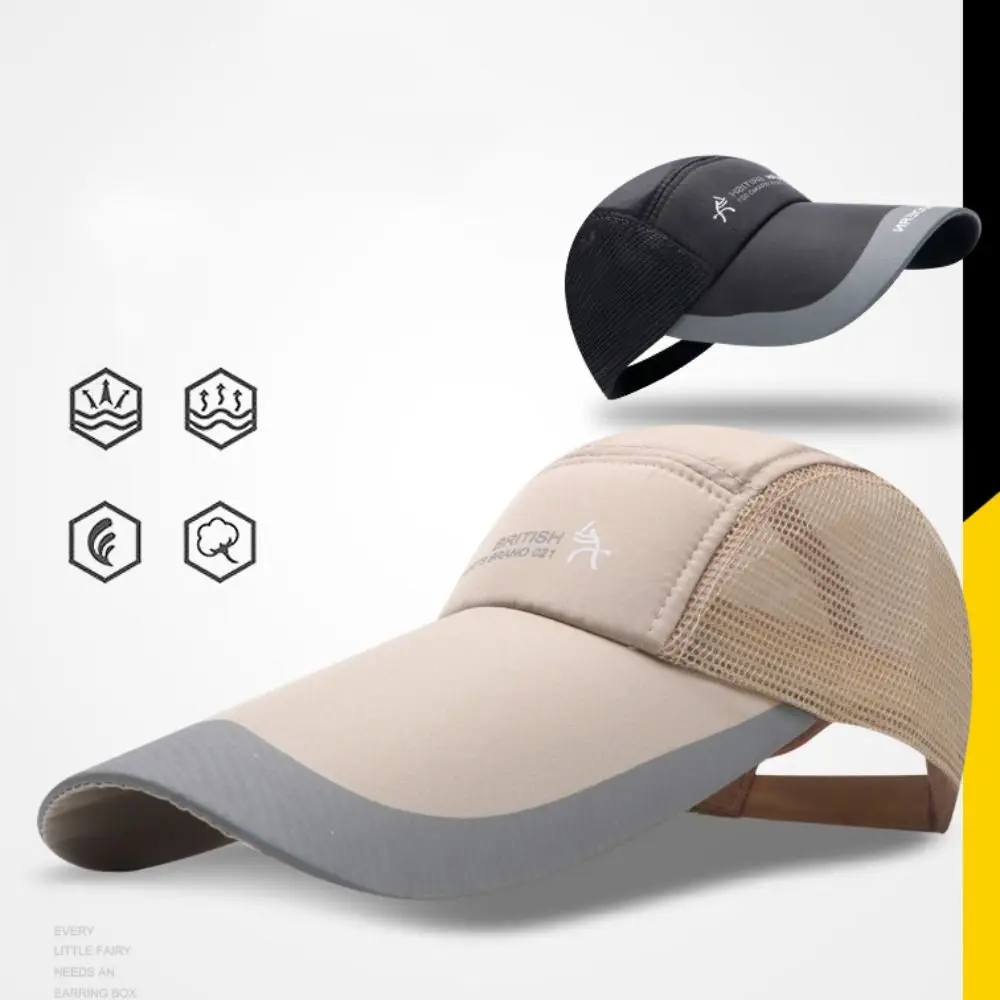 Hip-Hop Gorras Bedruckte Baseballkappen Verstellbare Retro-Anglermütze Anti-Sonnenschutz Dacron Sonnenschutz- und Schattierungshut – Detail 2