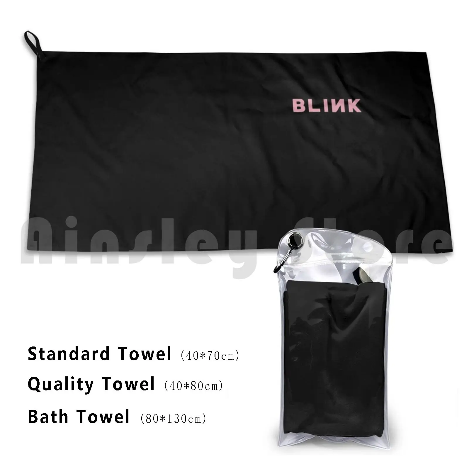 Asciugamano Da Bagno Con Logo Rosa Cuscino Da Spiaggia Blink Blink Stuff Blink Blink Manica Lunga Blink Blink Phone Skin
