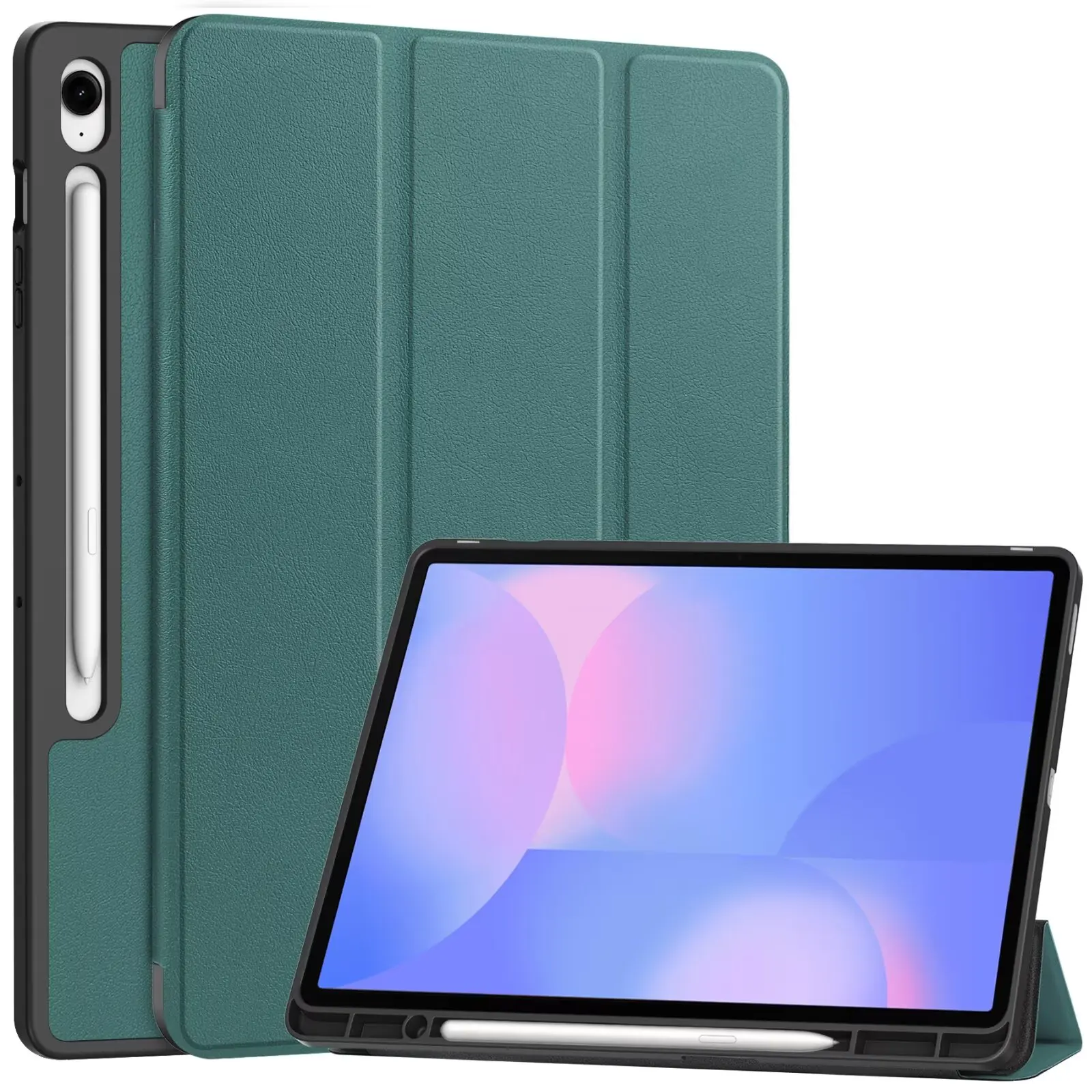 Premium Tri-Folding Stand Cover with Pen Slot and Magnetic Closure