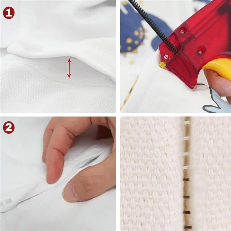 A88K-Tagginggun For Clothing, Stitchgun For Clothes,Mini Stitchgun Quilting Sewing Hemming Quick Fine Stitchtaggun