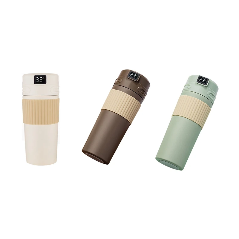 

Кружка для пива, Термокружка, изотермическая фляжка, Термокружка с умным температурным дисплеем, Изолированная бутылка из нержавеющей стали, посуда для напитков на открытом воздухе