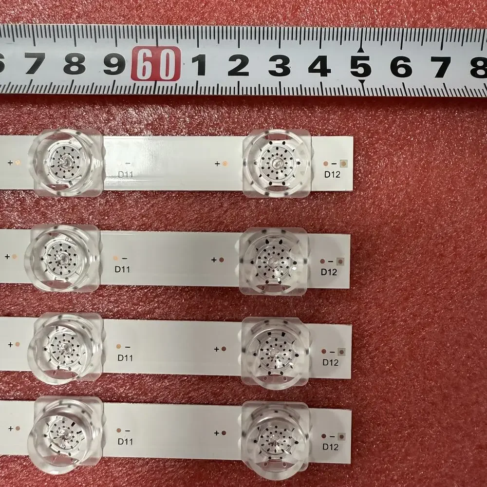 Bande LED Rétroéclairage Pour TV Qil-ive 65" - Compatible Plusieurs Références - Aluminium Dissipateur Thermique - Facile à Installer - Réduit La Fatigue Oculaire - 9