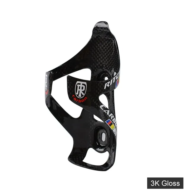 YKYN 3K Full Carbon Fiber Bicycle Water Bottle Cage MTB Road Bike Water Bottle Holder Cages Matte Black Weight 24g Matte Glos 3