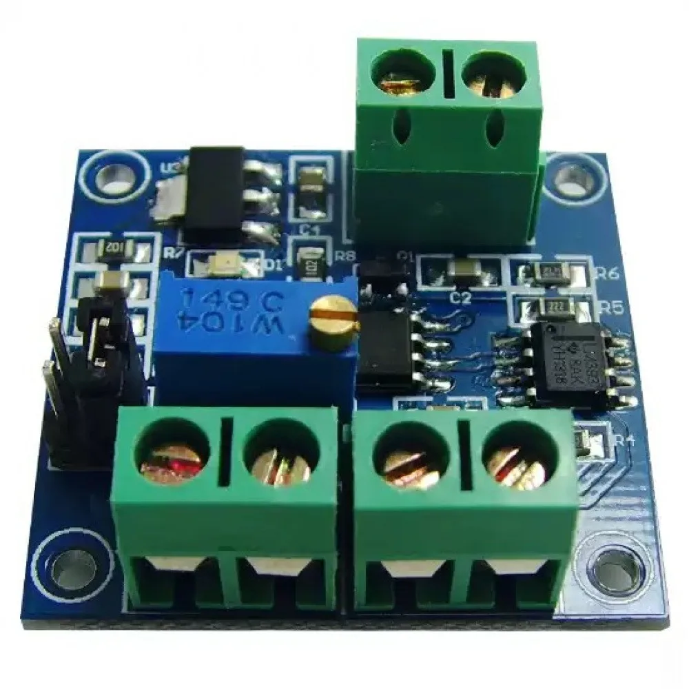 DC5V-12V 전압에서 PWM 변환 모듈 단일 칩 내장형 조정 가능 컨버터 전원 보드 0-5V/0-10V에서 0-100% PWM 보드