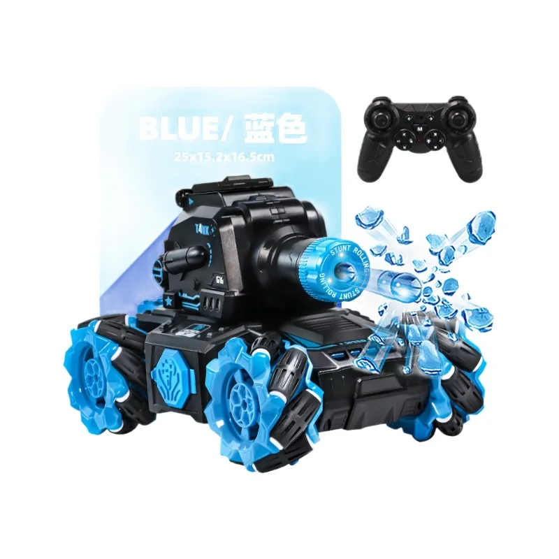 New Children'S Water Bomb Tank Remote Control Car Stunt Off-Road Electric Toy Multiplayer Battle Light Music Car Boy Gift 6