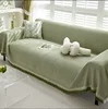 Woven Cotton Sofa Cover Blanket Solid Color Non-slip Sofa Towel for Living Room Furniture Decor Tapestry Couch Cover With Tassel 6