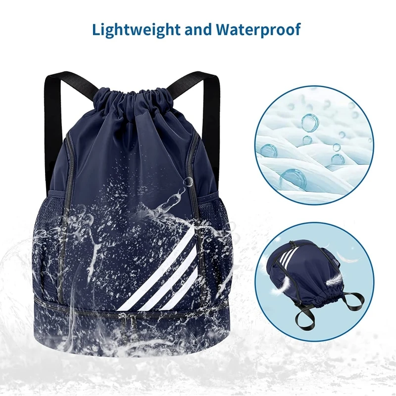 Sports Bag Women's Drawstring for Male Large Cycling Basketball Female Weekend Luggage Travel Yoga Backpack Men