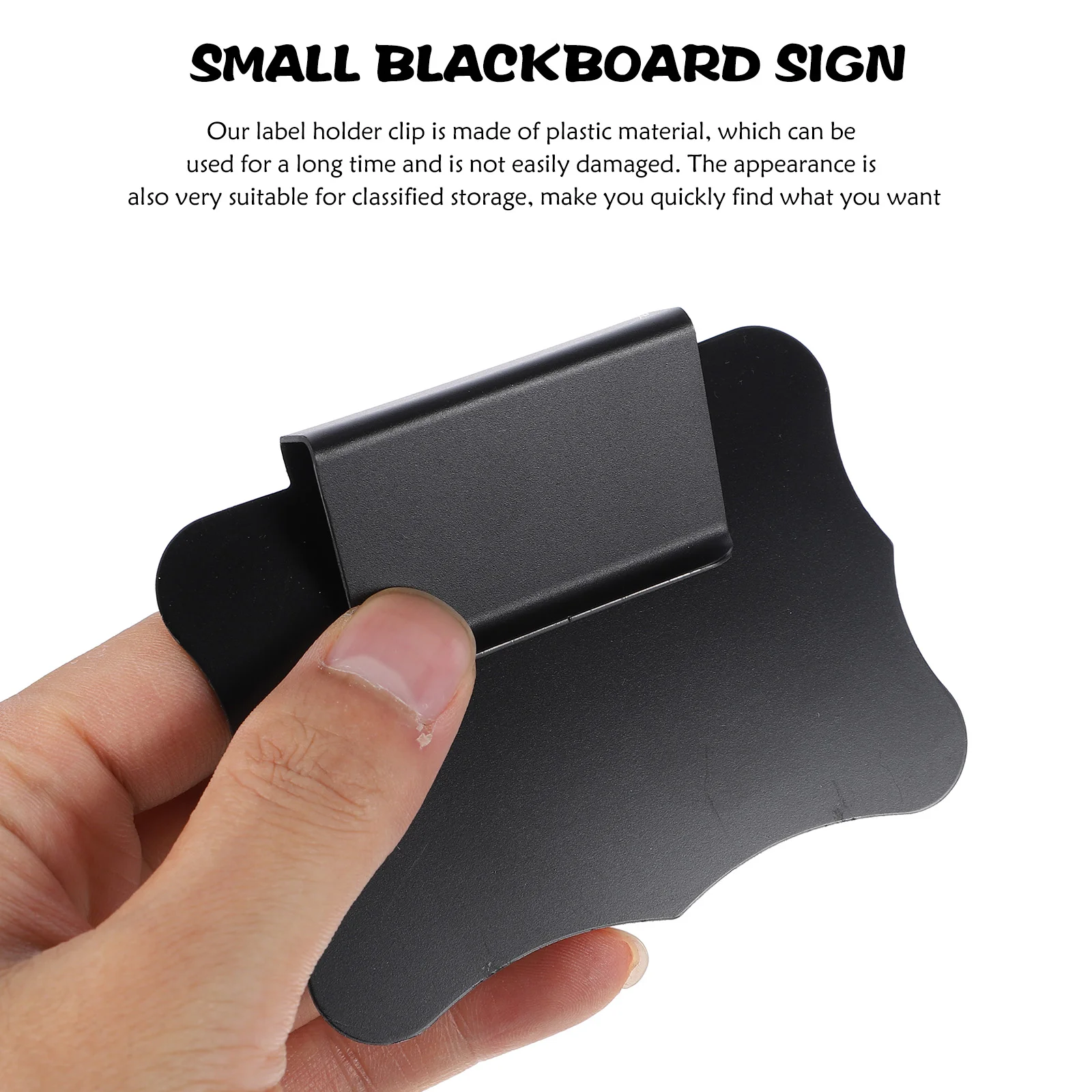 Labelss Bin Label Clip Removable Kitchen Pantry Hanging Erasable Tag Chalkboard Shelf Laundry Storage
