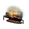 25" Revillusion Plug-In Log Set Authentic Design with Remote Control Full Grate Life-Size Hardwood-Cast Logs Instant Ambiance 1