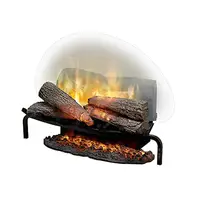 25" Revillusion Plug-In Log Set Authentic Design with Remote Control Full Grate Life-Size Hardwood-Cast Logs Instant Ambiance 1