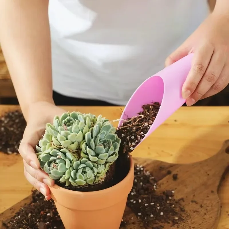 Succulent Plastic Shovel Bucket Colorful Micro Landscape Green Plant Pot Potted Plant Garden Tool Soil Shovel Potted Plants Tank