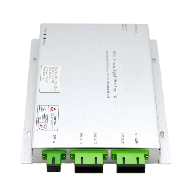 FTTH Modular Optical Amplifier 4Port 16dBm Catv MINI EDFA High Quality Aluminum Alloy Housing Factory