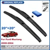 Car Wiper Blades For Ford Mustang 2000 2001 2002 2003 2004 Windshield Windscreen Front Window Blades 20"+20" Car Accessories 1