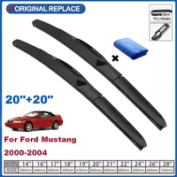 Car Wiper Blades For Ford Mustang 2000 2001 2002 2003 2004 Windshield Windscreen Front Window Blades 20"+20" Car Accessories 1