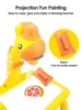 Children led projector drawing table toy painting set table educational board learning tools painting toys for children 3