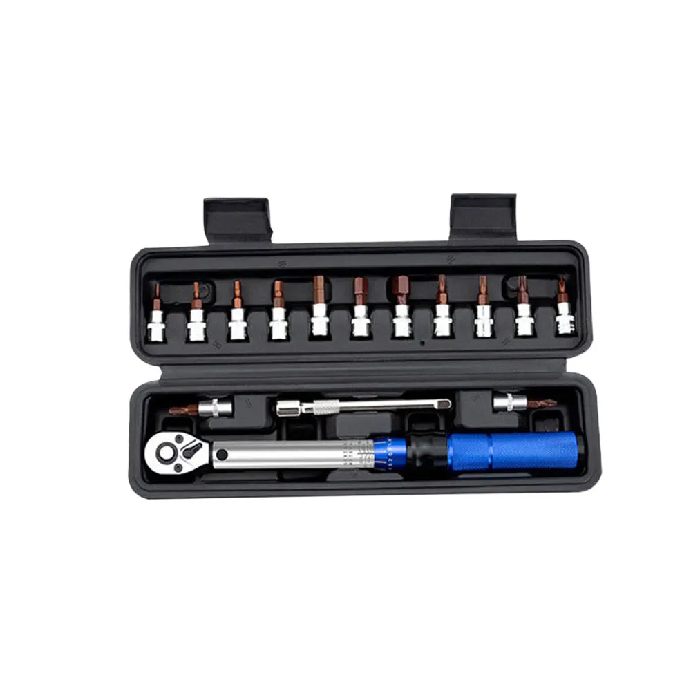 Podofo 15-teiliges Fahrrad-Drehmomentschlüssel-Set, verstellbar, hochpräzise, 1/4 Zoll, Drehmomentschlüssel, Ratschenschlüssel, H2.5 H3 H4 H5 – Detail 8