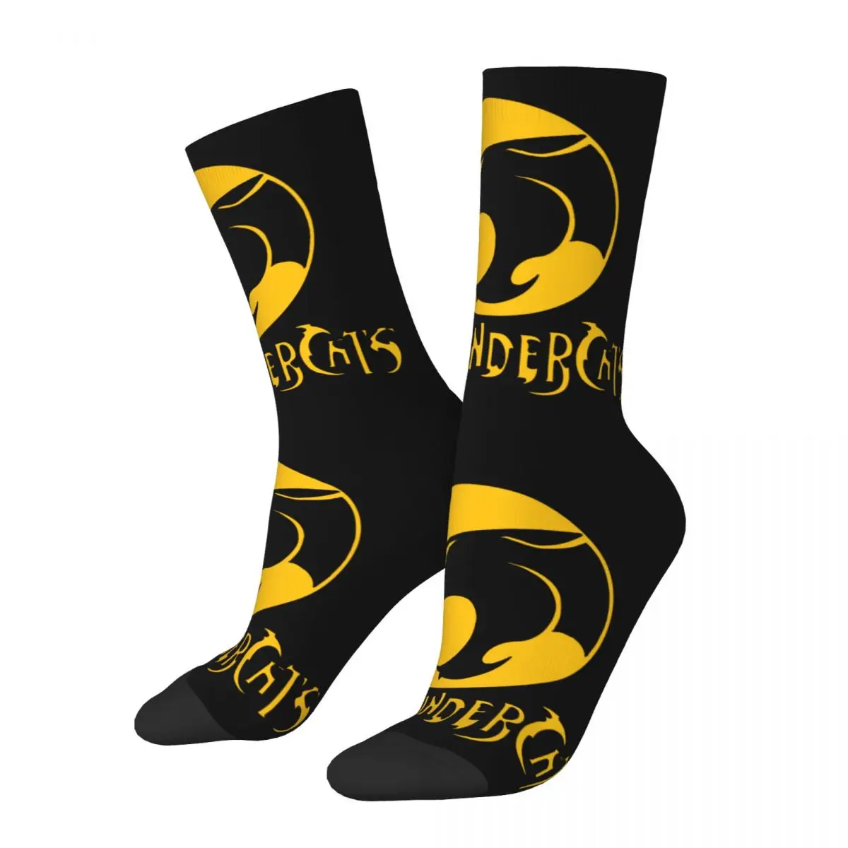 

Colorful New Anime Thundercats Soccer Socks 80s Retro Cartoon Polyester Middle Tube Socks for Women Men Sweat Absorbing