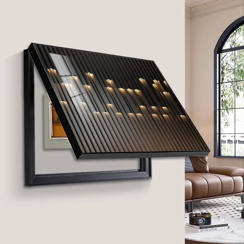 Modern luxury electric meter box decorative painting 1