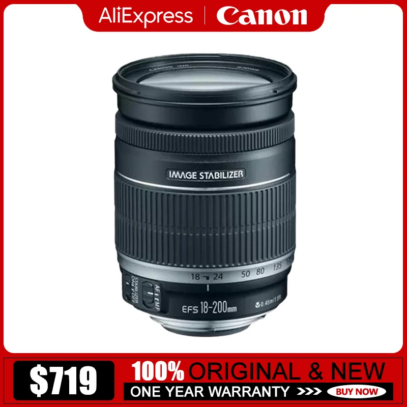 キヤノン Canon レンズ EF-S 18-200mm 1：3.5-5.6 IS 中古 ジャンク G3