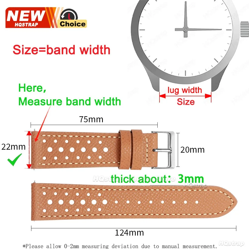 Vintage Leather Perforated Breathable Smartwatch Strap Wristband