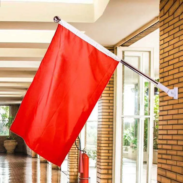 Adjustable Wall Mount Flagpole Holder Display Garden Outdoor Durable Rust Flag Pole Holder Wall Mounted Accessories