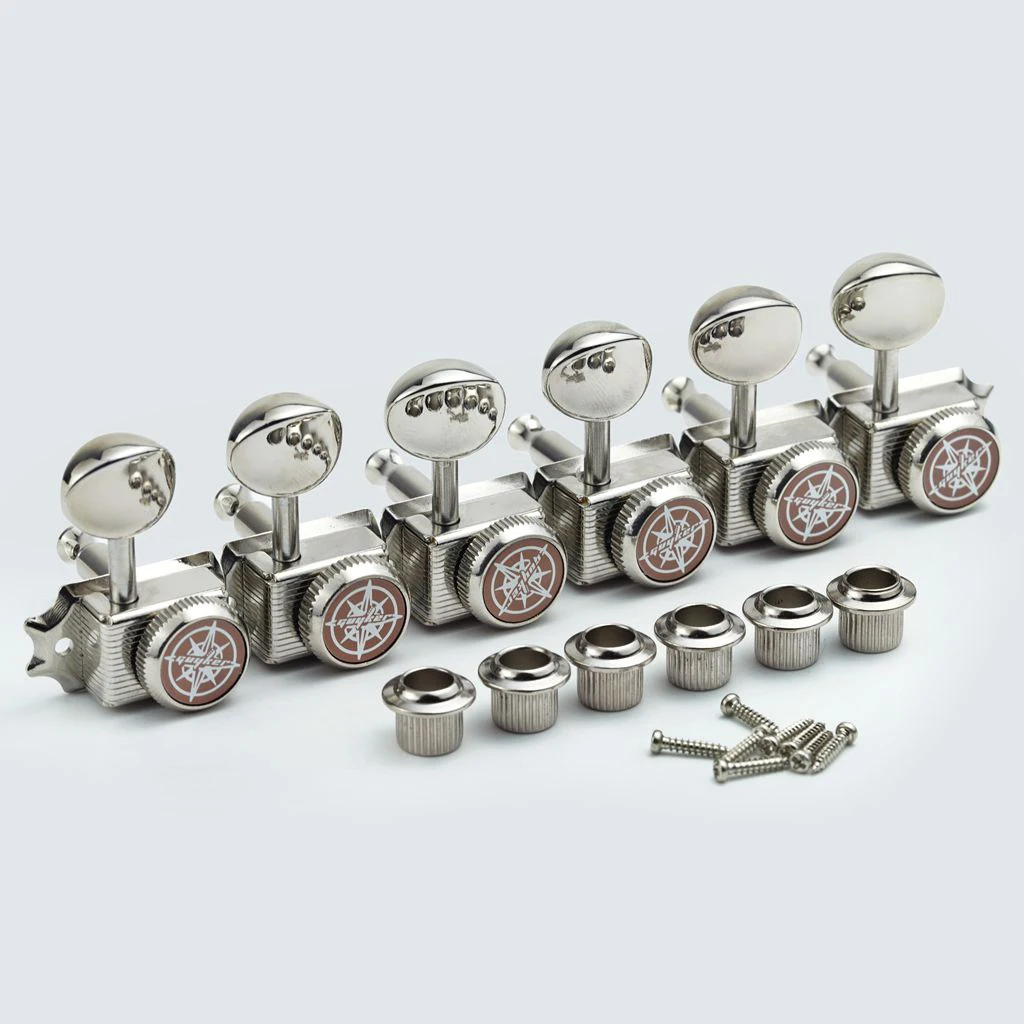 Vintage Nickel/Chrome Lock String Tuners Electric Guitar Machine Heads Tuners for ST TL Guitar Tuning Pegs