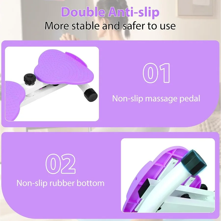 waist twister，waist twisting machine ab twister board with 300 lbs Weight Capacity, Noiseless Fitness Tool Foot Massage, and Cor