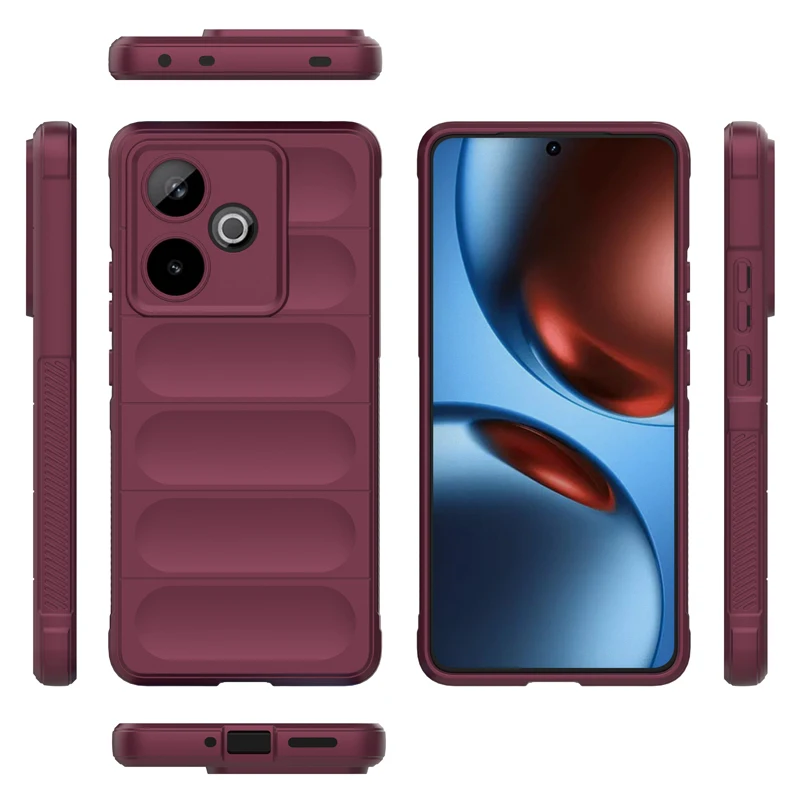 Shockproof Soft TPU Silicone Phone Case with Lens Protection