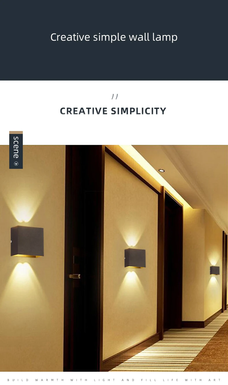 Modern LED Up Down Sconce 9