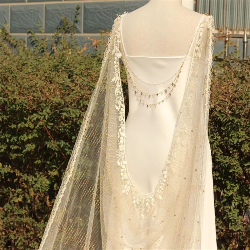 SHORT GATHERED LAYER WITH DRAPED SHOULDER CALL OF THE CATHEDRAL main image 1
