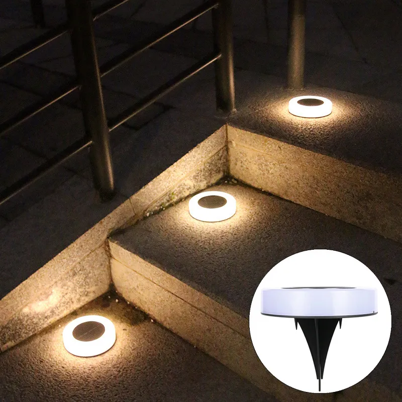 

LED Solar Light Lawn Yard Night Light Buried Solar Garden Light IP65 Waterproof Outdoor PathWay Floor Under Ground Spot Lamp