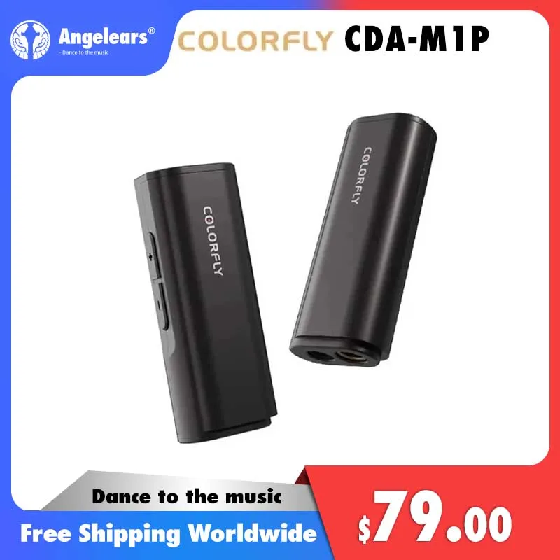 Портативный USB DAC/усилитель наушников AK4493SEQ чип PCM768 DSD512 3,5 + 4,4 мм выход COLORFLY CDA-M1P
